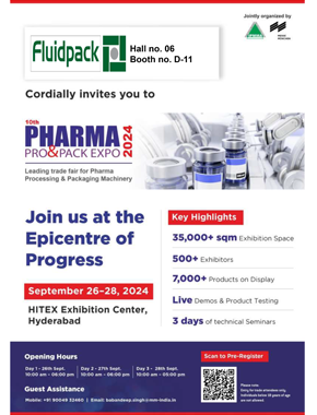 Pharma Pro & Pack Expo Event