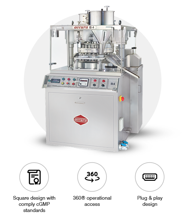 semi-automatic tablet compression machine