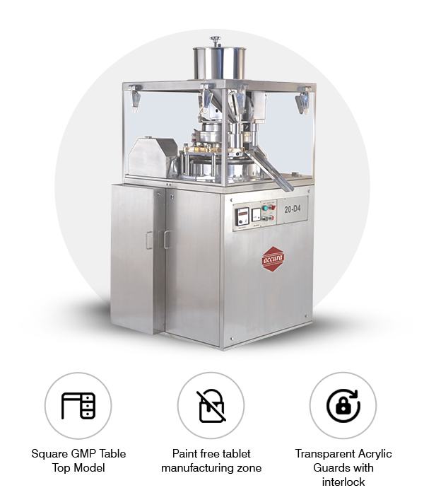 semi-automatic tablet compression machine