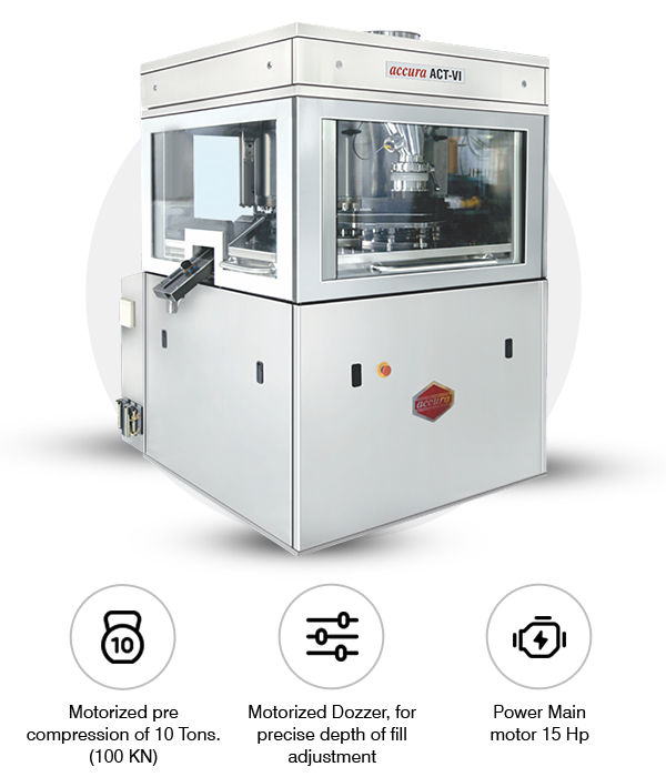 semi-automatic tablet compression machine
