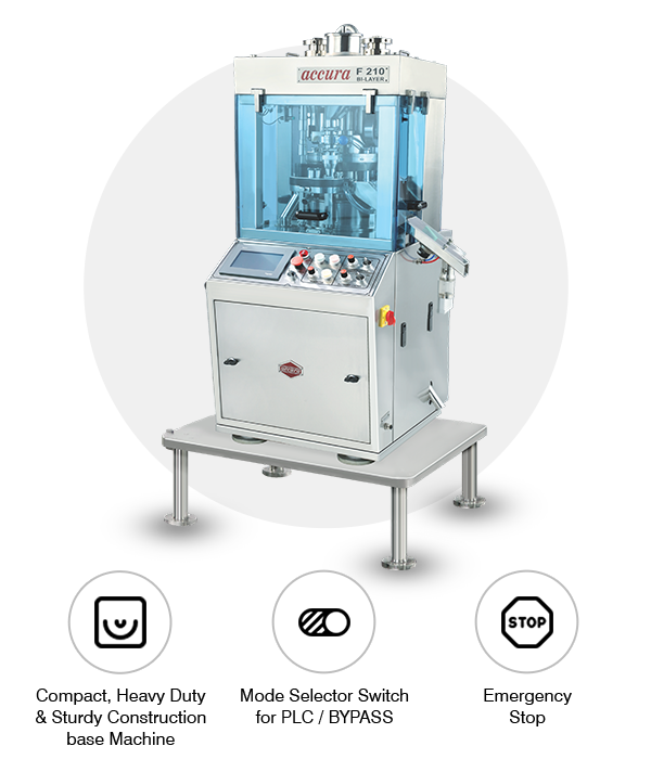 Bi-Layer Mini Tablet Press Machine for R&D | High-Precision & Compact