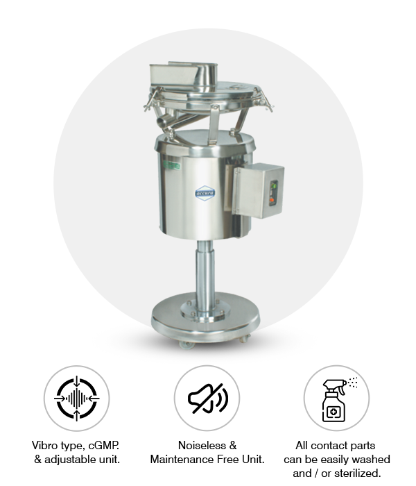 Tablet Deburring & Dedusting (Vibro) Machine