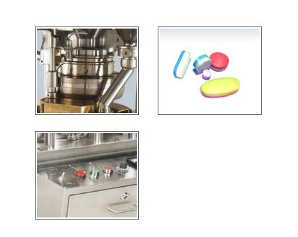 mini tablet press double layer application