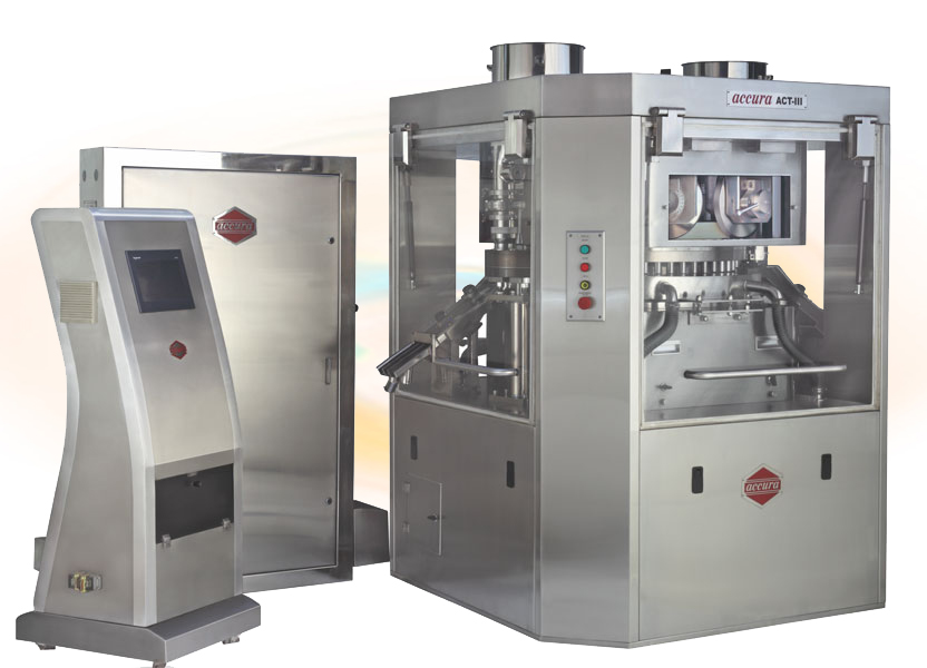 High Speed Double Rotary Tablet Presses – “ACCURA” MODEL ACT-III